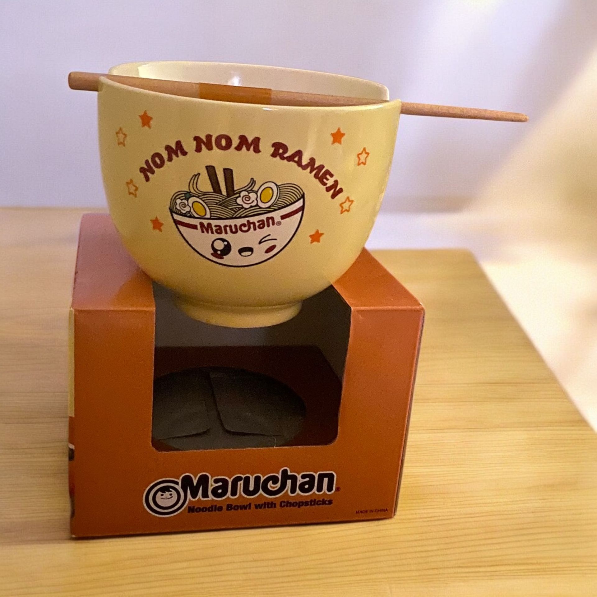 Brand New In Box Maruchan Bowl With Chopsticks