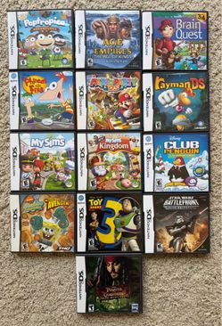 NINTENDO DS GAMES (Ask Prices for Games of Interest)