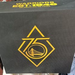 Golden State Warriors 75th Anniversary Box Set With Bobblehead Collection 