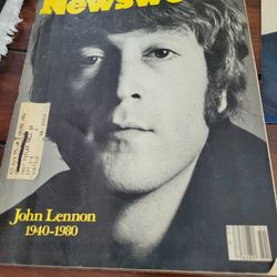 Newsweek John Lennon 1980.