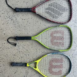 3 Racket Ball Rackets