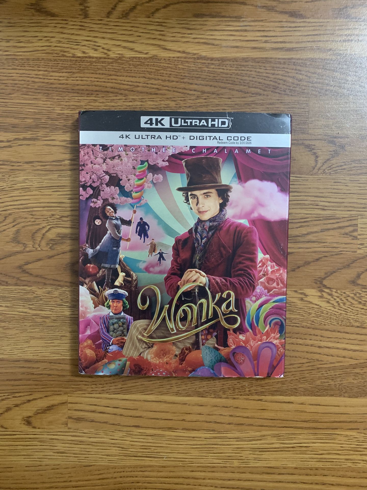 Wonka 4K UHD Blu-ray Combo Pack (4K UHD Blu-ray + Digital Code)