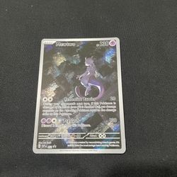 MEWTWO SVP 052 Scarlet Violet 151 Promo Illustration Rare Pokemon Card 