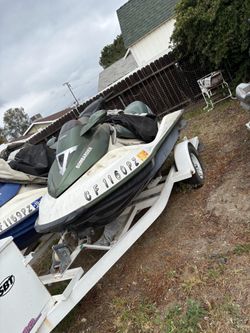 Sea Doo Jet Skis Double Trailer INOPERABLE