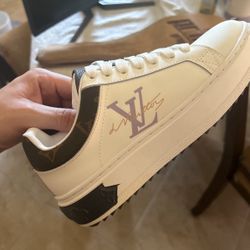 Louis Vuitton Time Out Sneaker Monogram Canvas White/Brown LV