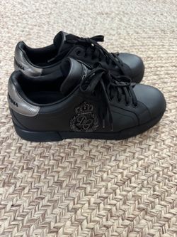 Dolce & Gabbana Portofino Crown Patch Sneakers