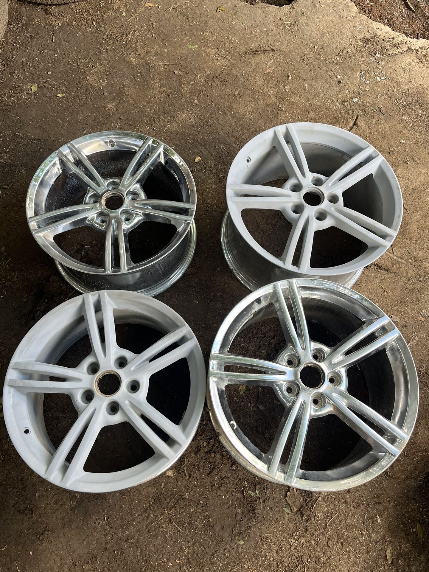 OEM Corvette C6 Rims Wheels Staggered 18 And 19 Inch