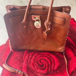 Michael Kors ALL Hamilton Small Leather Satchel