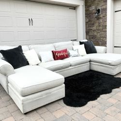 Beige Sectional Sofá 