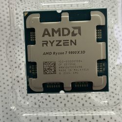 AMD 9800x3D Processor CPU