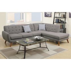 Gray Sectional Sofa 