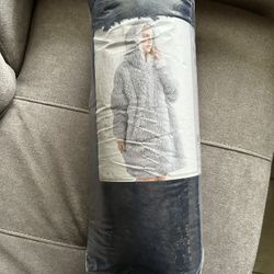 Wearable Blanket Hoodie Color Black-NEW