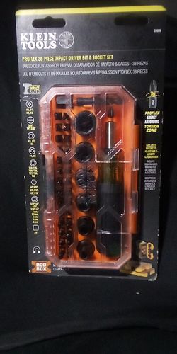 ProFlex Impact Screwdriver Bit and Socket Set, 38-Piece