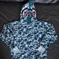 Bape Blue Hoodie