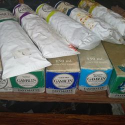 Gambling Oil Paints Lot