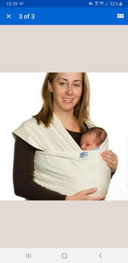 Moby Wrap Cream color Baby Carrier