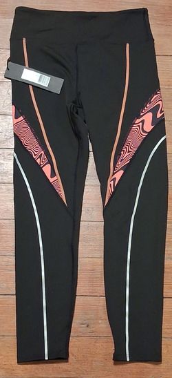 Noli $118 Women's Size Medium Bond Leggings Black Orange