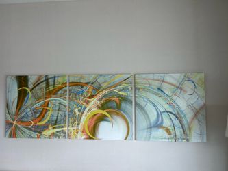 Three piece artwork