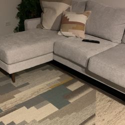 Light Grey Reversible Sectional
