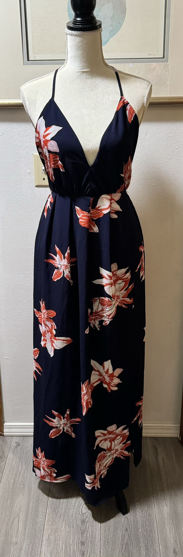 Simplee Floral Maxi Dress