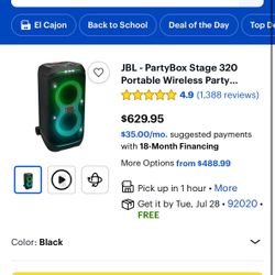 Jbl speaker 320