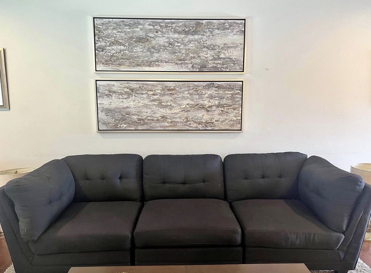 Black couch