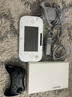 Nintendo Wii U Bundle w/ GamePad, Chargers, Cables - Good Condition