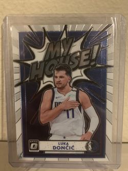 2021 Panini Optic Luka Doncic My House Card