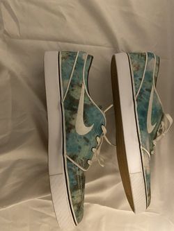 Nike sb janoski qs turbo green tie dye store skate shoes