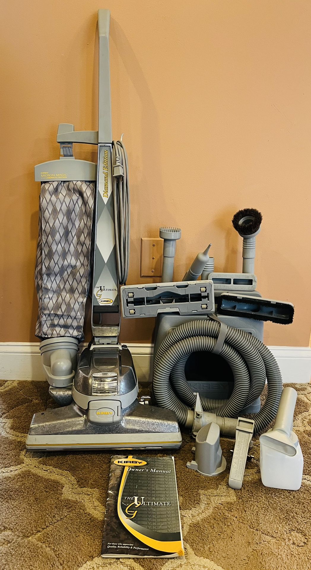 Kirby Diamond Vacuum Cleaner With Attachments