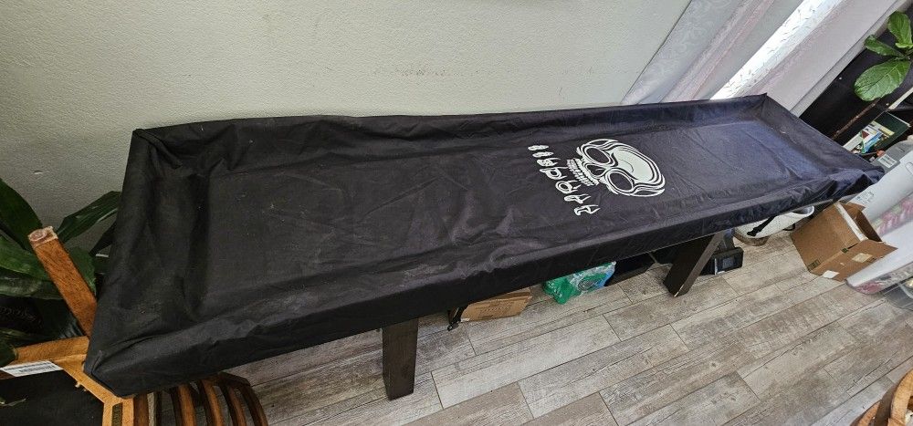 9 Ft Shuffleboard Table With Cover 1k OBO