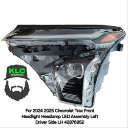 For 2024 2025 Chevrolet Trax Front Headlight Headlamp LED Assembly Left Driver Side LH (contact info removed)2