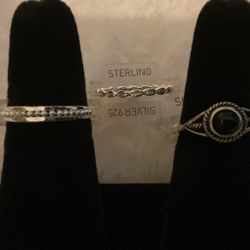 Sterling Silver 925 Rings (size 7)