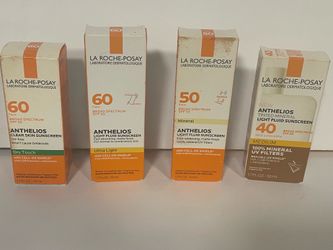4 BRAND NEW LA ROACHE-POSAY SUNSCREEN