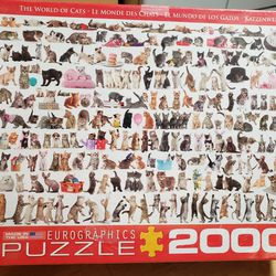 The World of Cats Jigsaw Puzzle NEW
