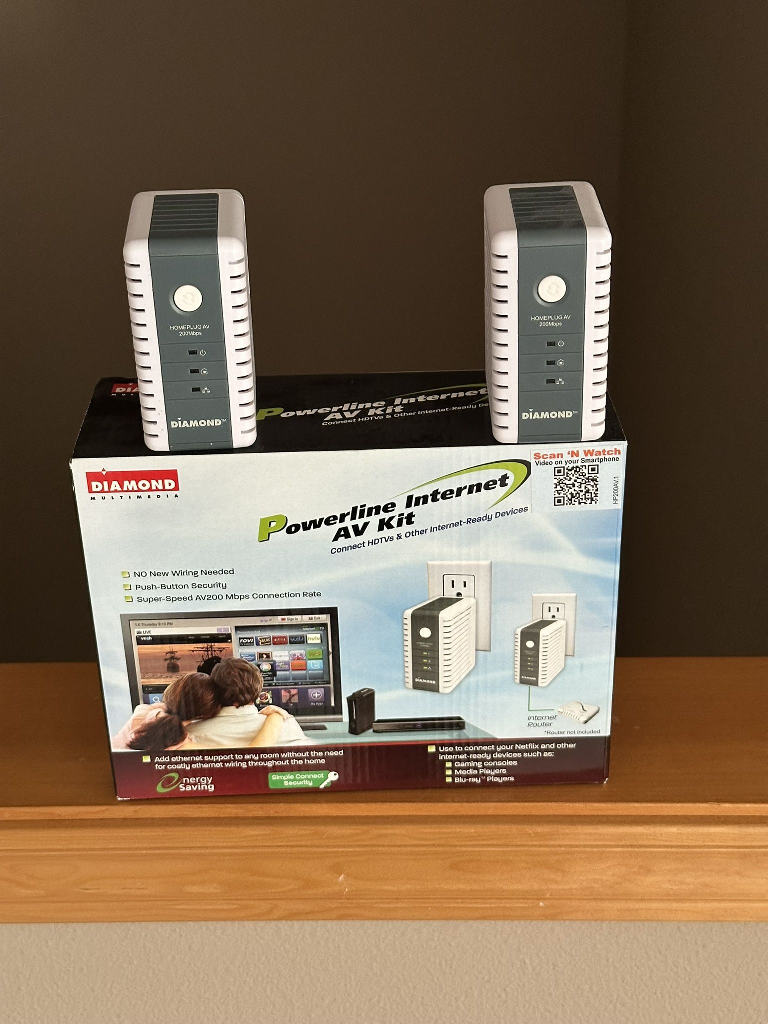 DIAMOND MULTIMEDIA Power Line Internet AV KIT