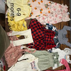 Baby Girl Clothes 6-9m