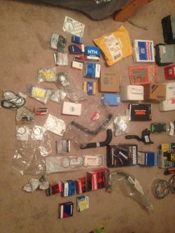 Bunch off brand new car parts