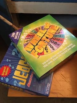 Board games - Never Opened Jeopardy & Wheel Of fortune 