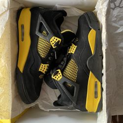 2024 Yellow Thunder Jordan 4’s: Men’s 8