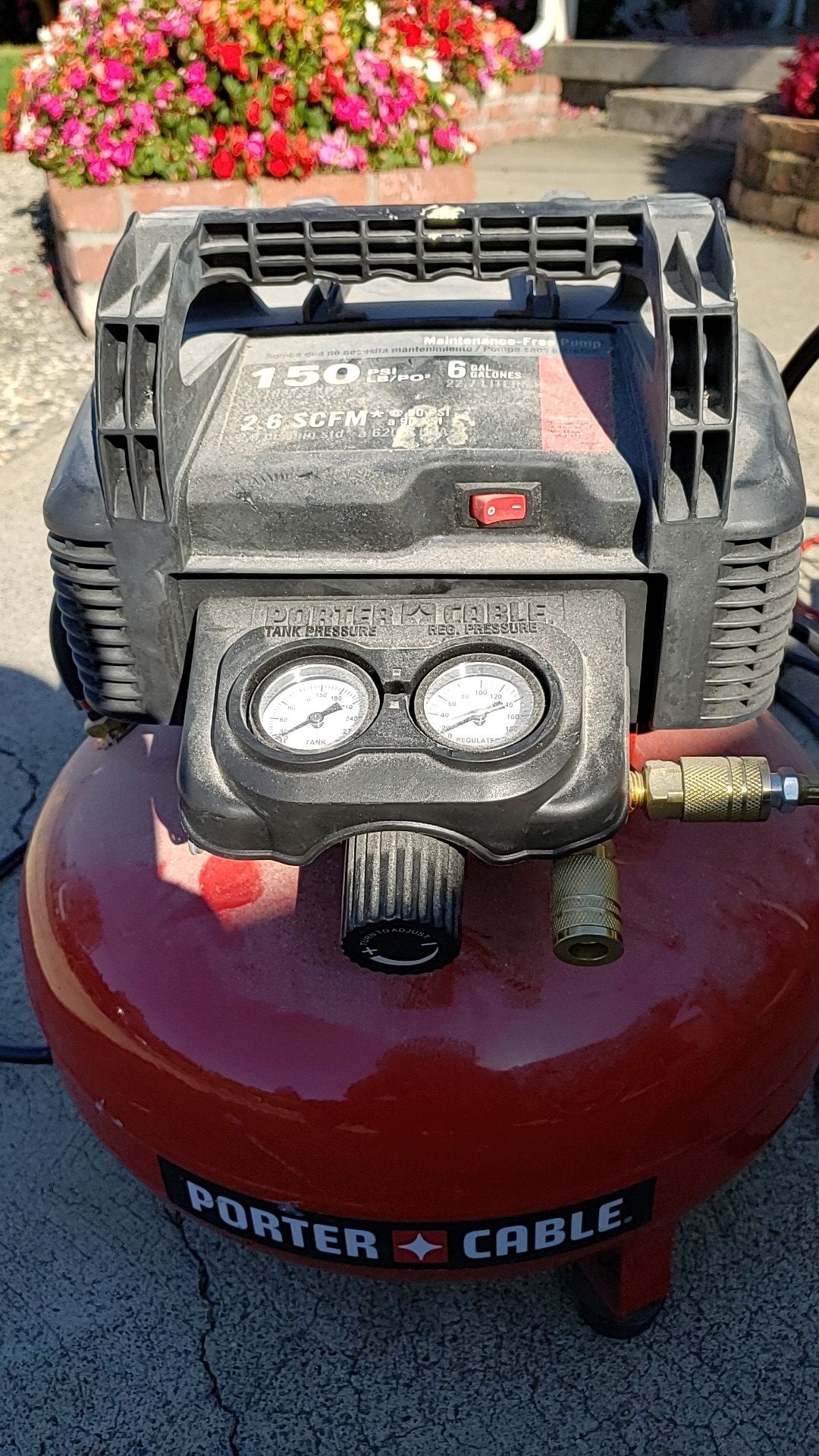 Porter Cable 6 Gal air compressor