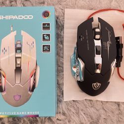 SHIPADOO S120 USB WIRED MOUSE - BLACK