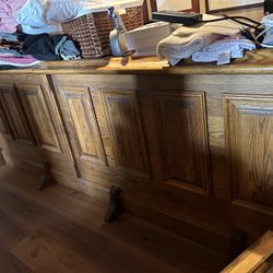 Wooden Reception Desk/ Bar Counter