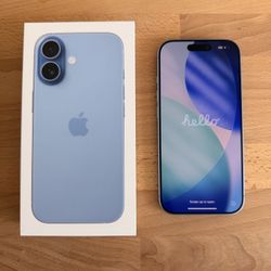 📱 iPhone 16 - Blue - 256GB - Like New Condition (2 Months Old) + Original Box