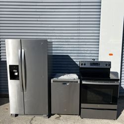 Full Kitchen Fridge + Stove + Dishwasher 
