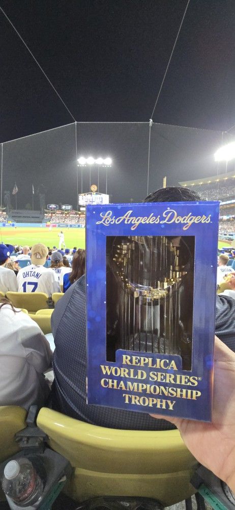 Dodgers World Series Replica Trophy
