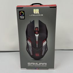 Samurai Optical Gaming Mouse Multi Color LW-BL-GM1000B