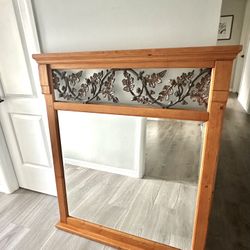 Solid Wood Dresser Mirror H48/W41/Thick 2-2.5 $45 