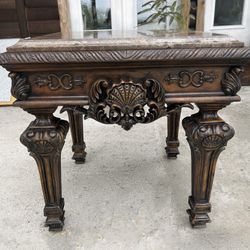 Marble Top Coffee Table Antique