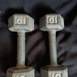 10 lbs. heavy cast iron weights